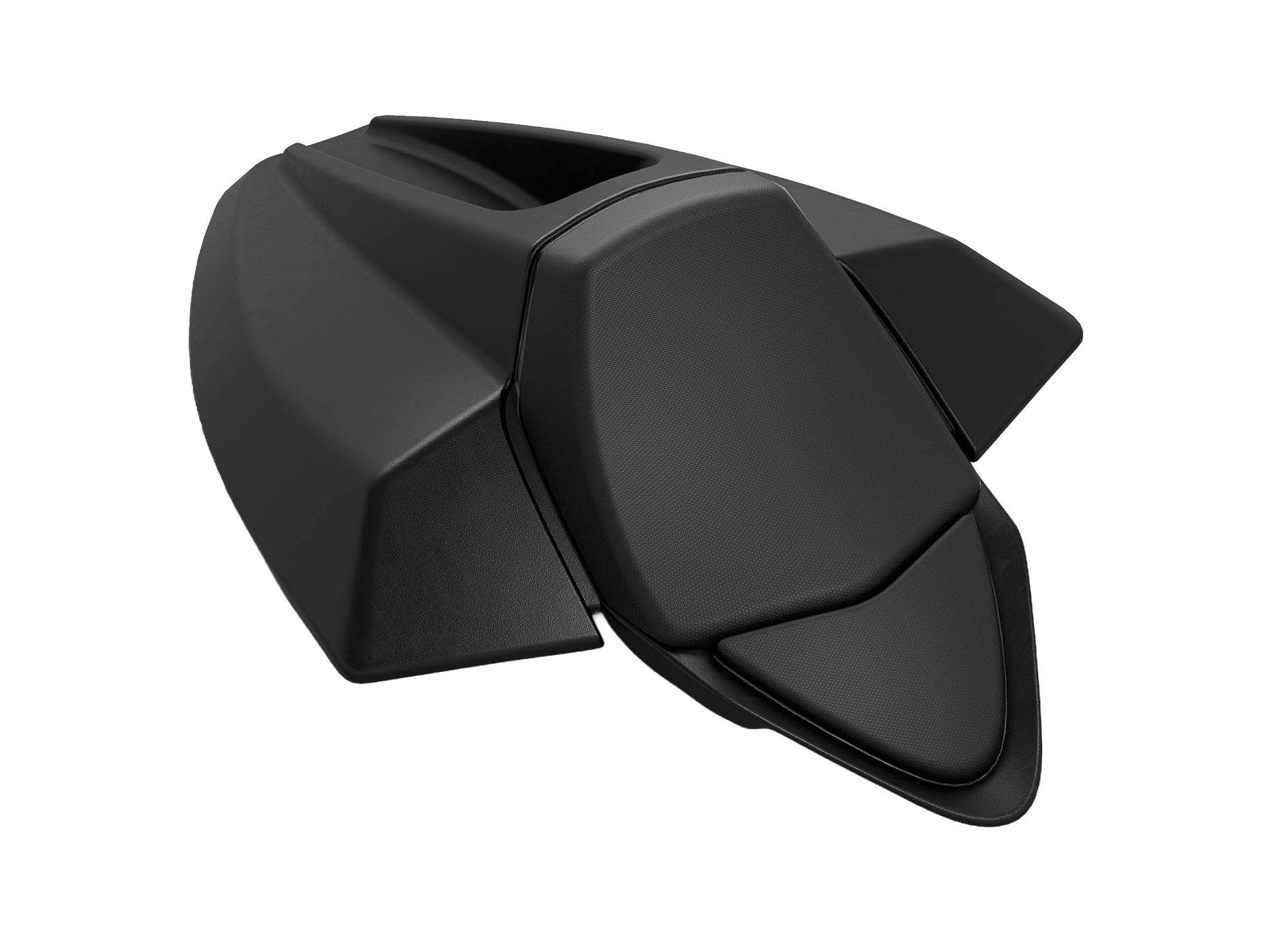Passagiersstoelhoes zwart voor Aprilia RS 457 (24-) / Tuono 457 (25-)