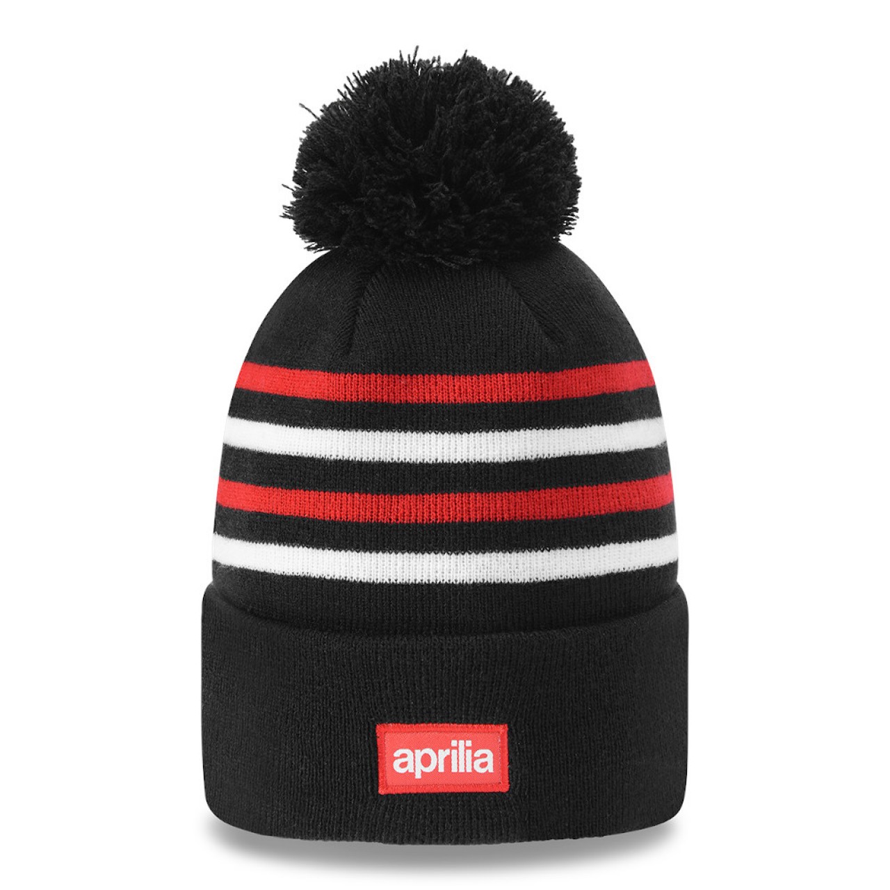 Aprilia gebreide pet NEW ERA zwart, rood, wit