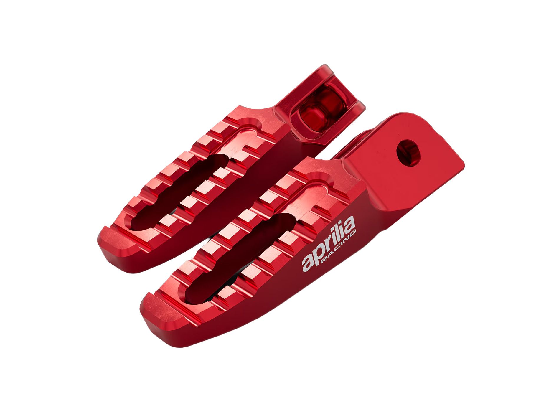 Voetsteunen aluminium rood voor Aprilia RS 660 /Factory / Tuono 600 Factory (25-)