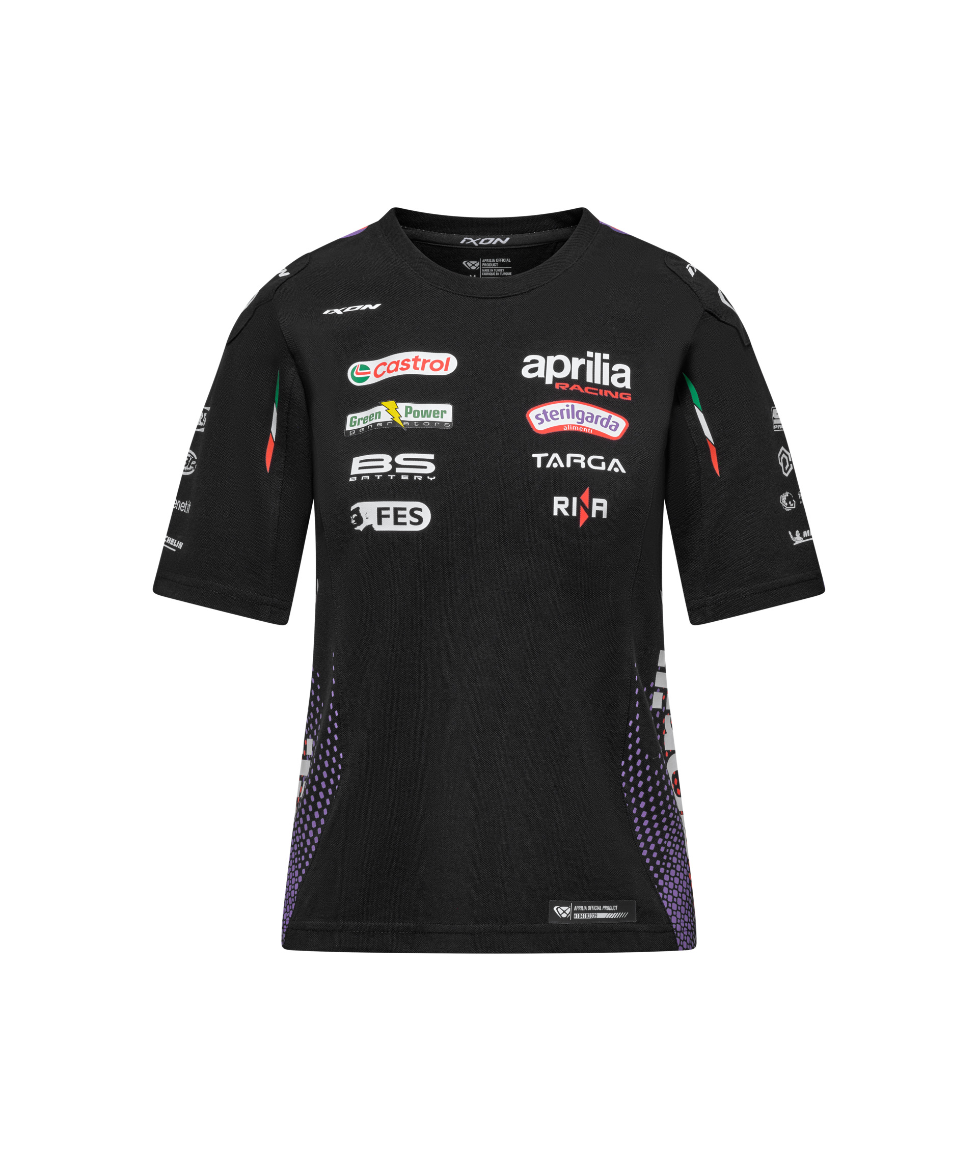 Aprilia T-shirt Racing Team Replica 2026 dames zwart