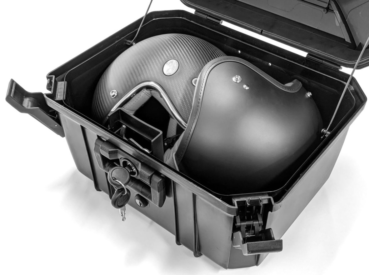 Topkofferset met montageplaat 40 L voor Aprilia Tuareg 660