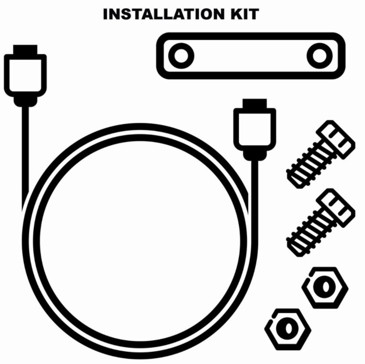 Montageset voor antidiefstalalarmsysteem voor Aprilia Tuareg 660 E5 ABS