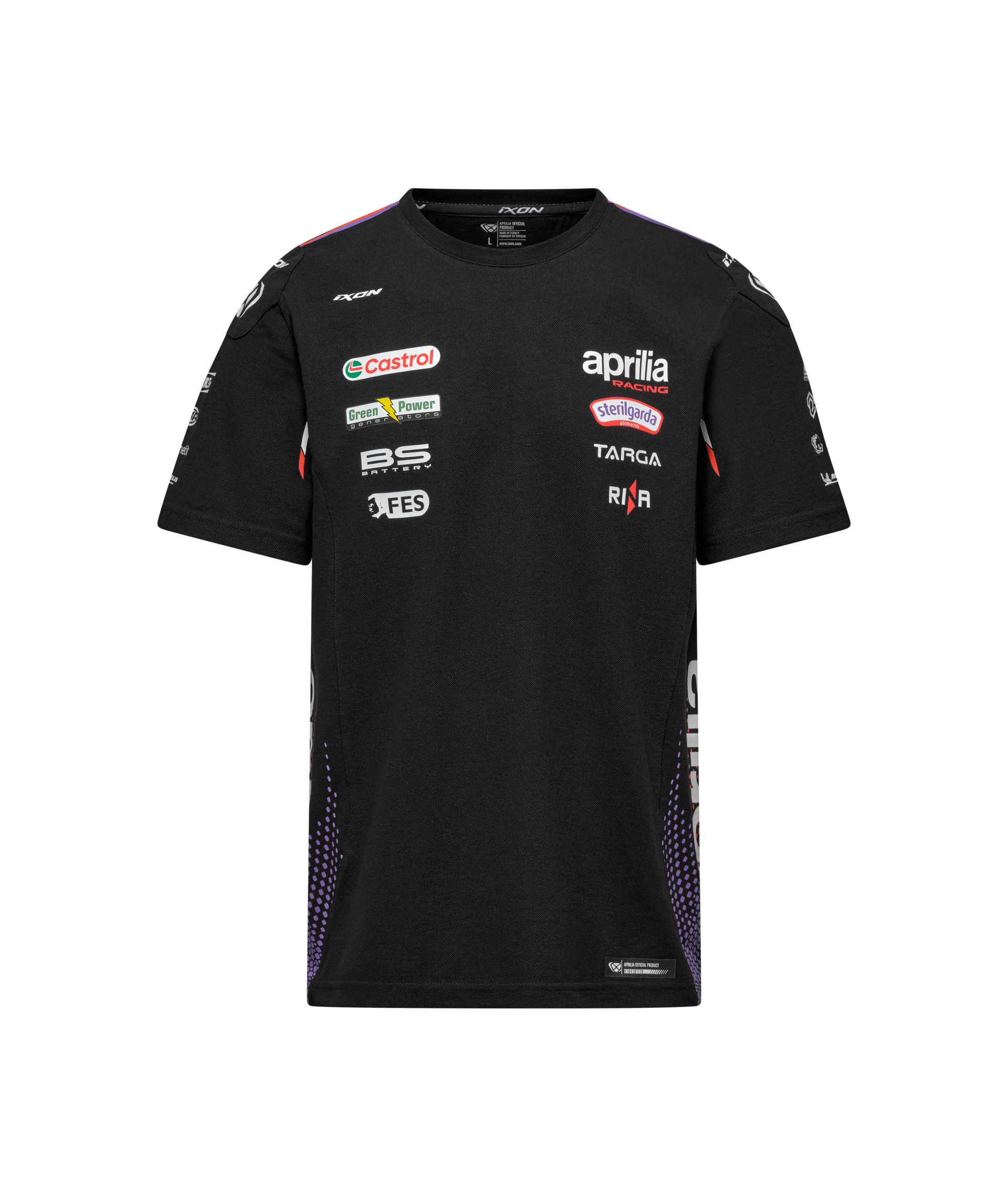 Aprilia T-shirt Racing Team Replica 2026 heren zwart