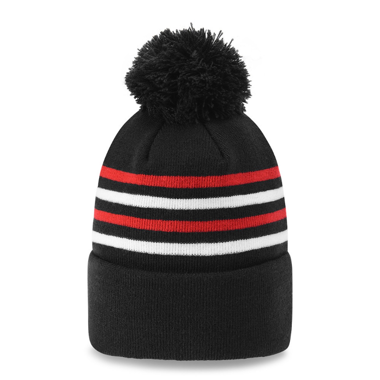 Aprilia gebreide pet NEW ERA zwart, rood, wit