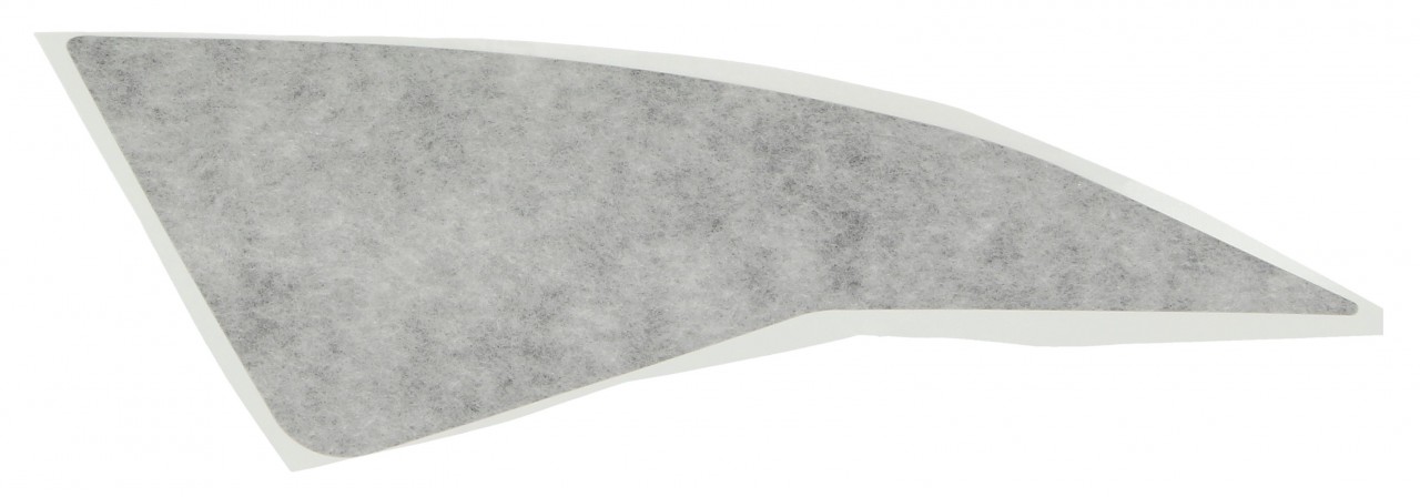 Decor, links zwart voor Aprilia Dorsoduro 900