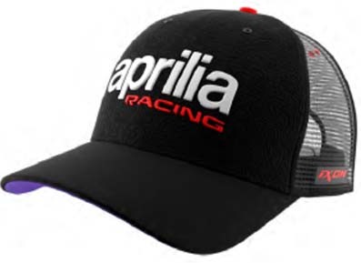 Aprilia baseball cap dual collection 2024 zwart paars
