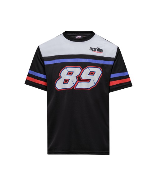 Aprilia T-Shirt Racing 89 Heren zwart wit