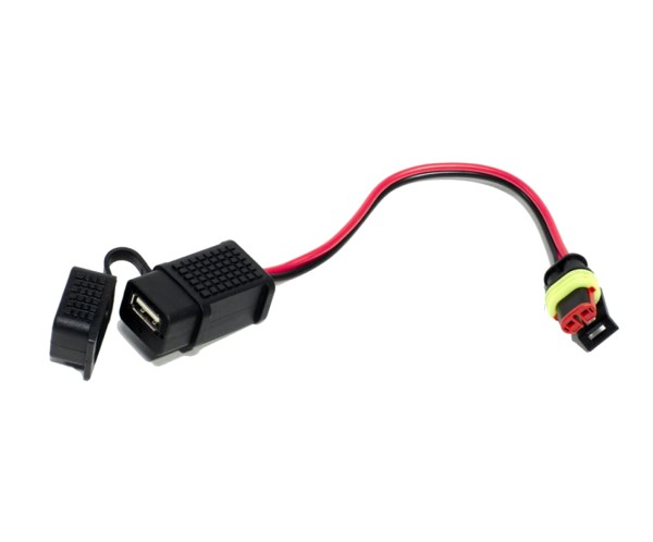 USB-aansluiting voor Moto Guzzi V100 Mandello / Stelvio / Aprilia RS 457 / Tuono 457