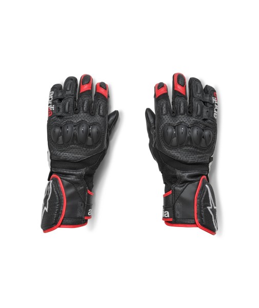 Aprilia lange leren handschoenen Throttle van Alpinestars