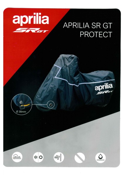 Inklapbare garage voor buiten voor Aprilia SR GT 125 / 200