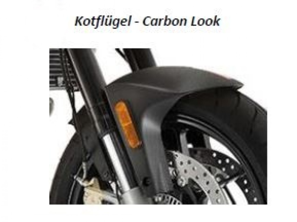 Spatbord, kunststof, carbon voor Aprilia Shiver 900