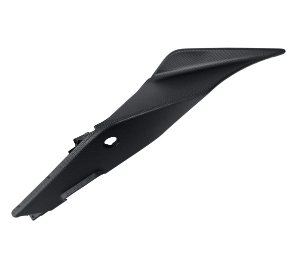 Achterkuip links van kunststof in carbon look. voor Tuono 125